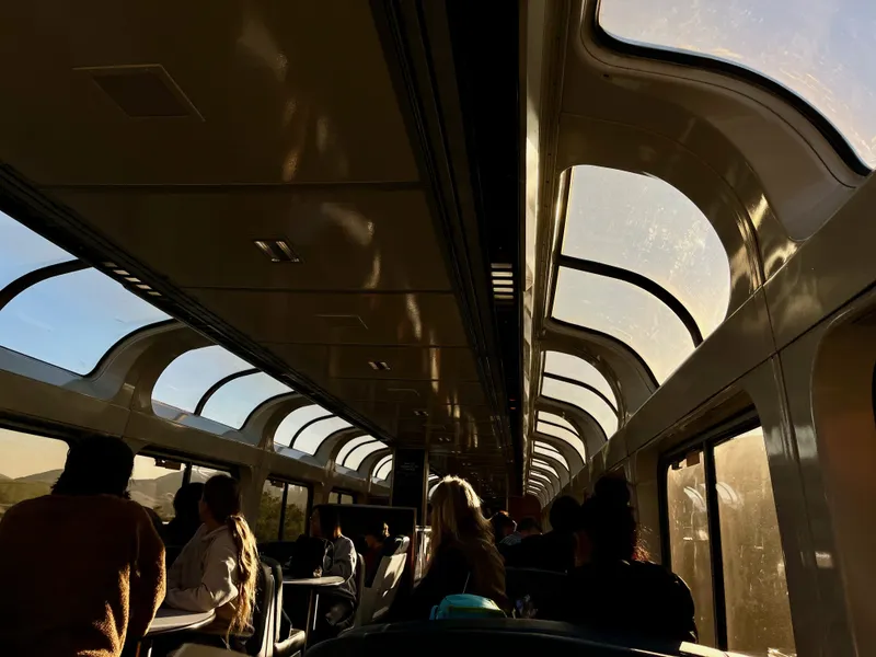 Amtrak observation car
