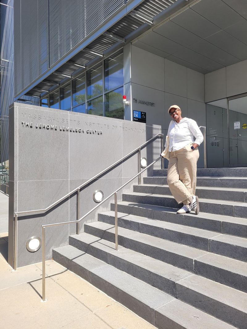 Me standing outside the MIT Media Lab